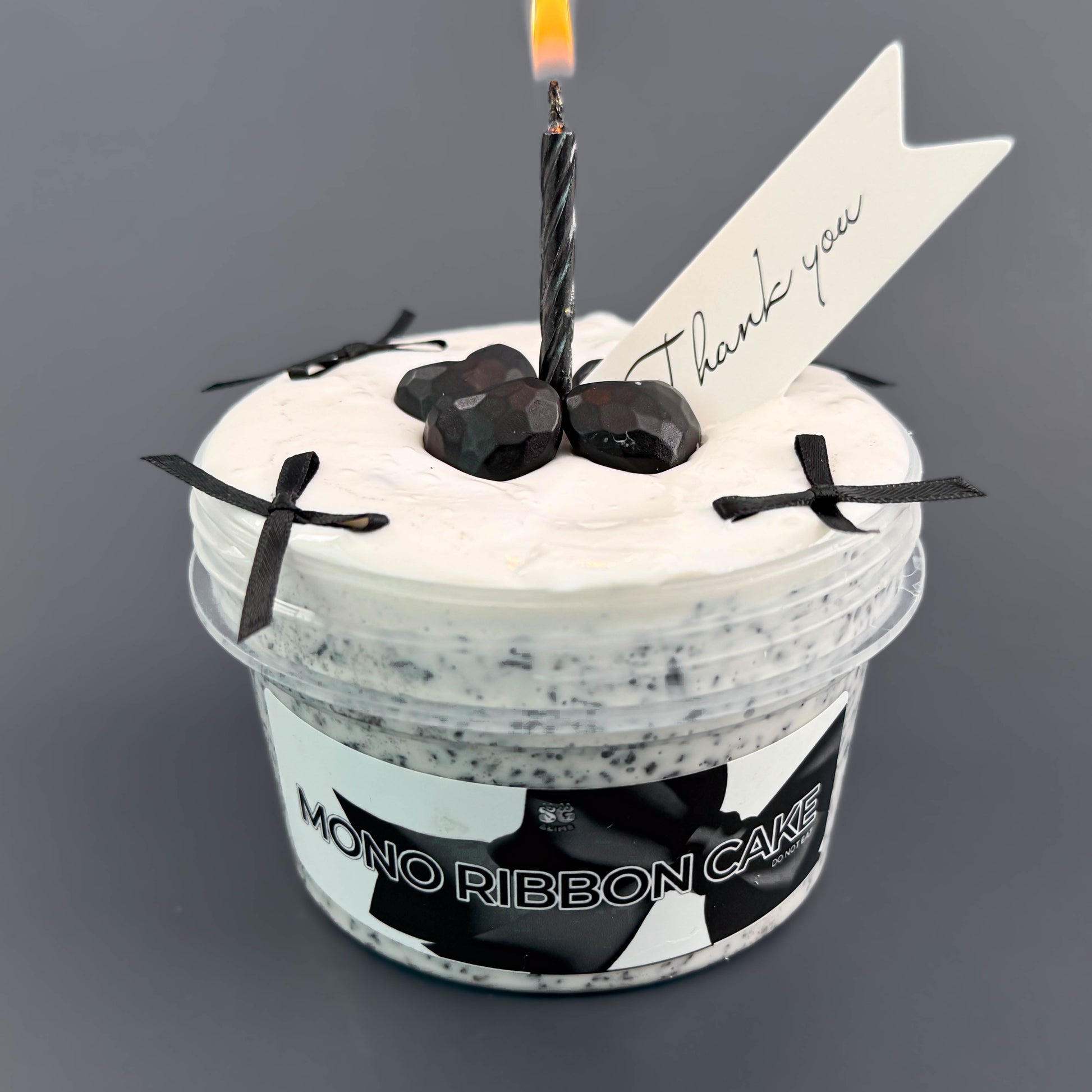 Mono Ribbon Cake Slime