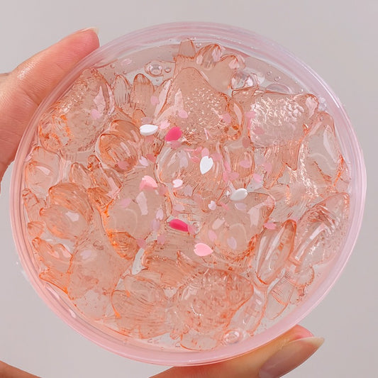 Pond under Cherry Blossom Rain Slime