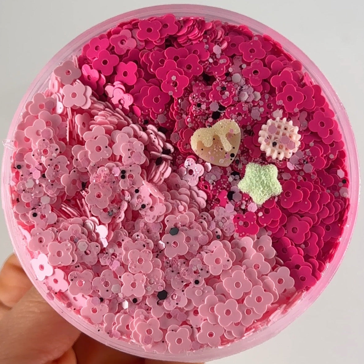 Popcorn Bomb Slime (Pink Cookie)