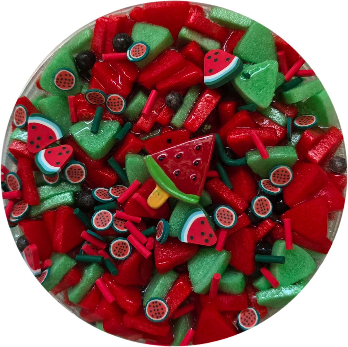 Refreshing Jelly Slime (Watermelon - Triangle)