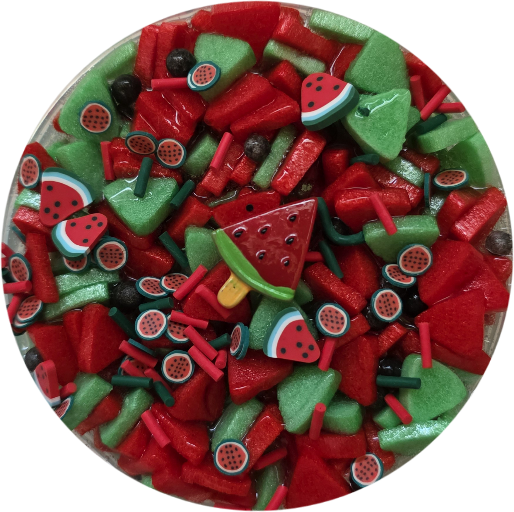 Refreshing Jelly Slime (Watermelon - Triangle)