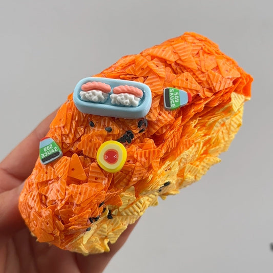 Salmon Rolled Omelet Slime