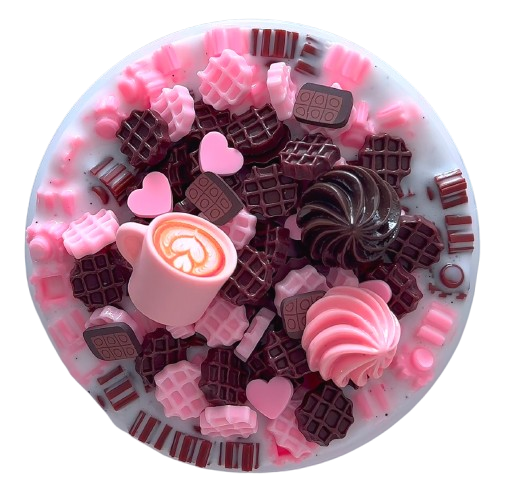 Strawberry Chocolate Cookie Frappe Slime