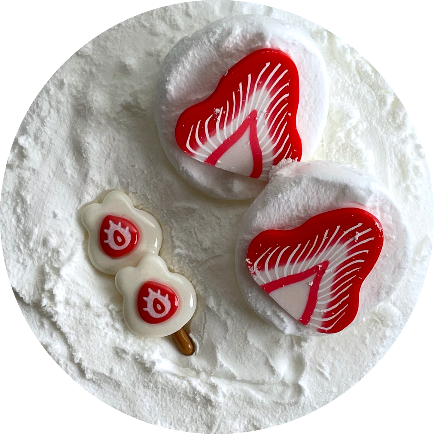 Strawberry Rice Cake Slime