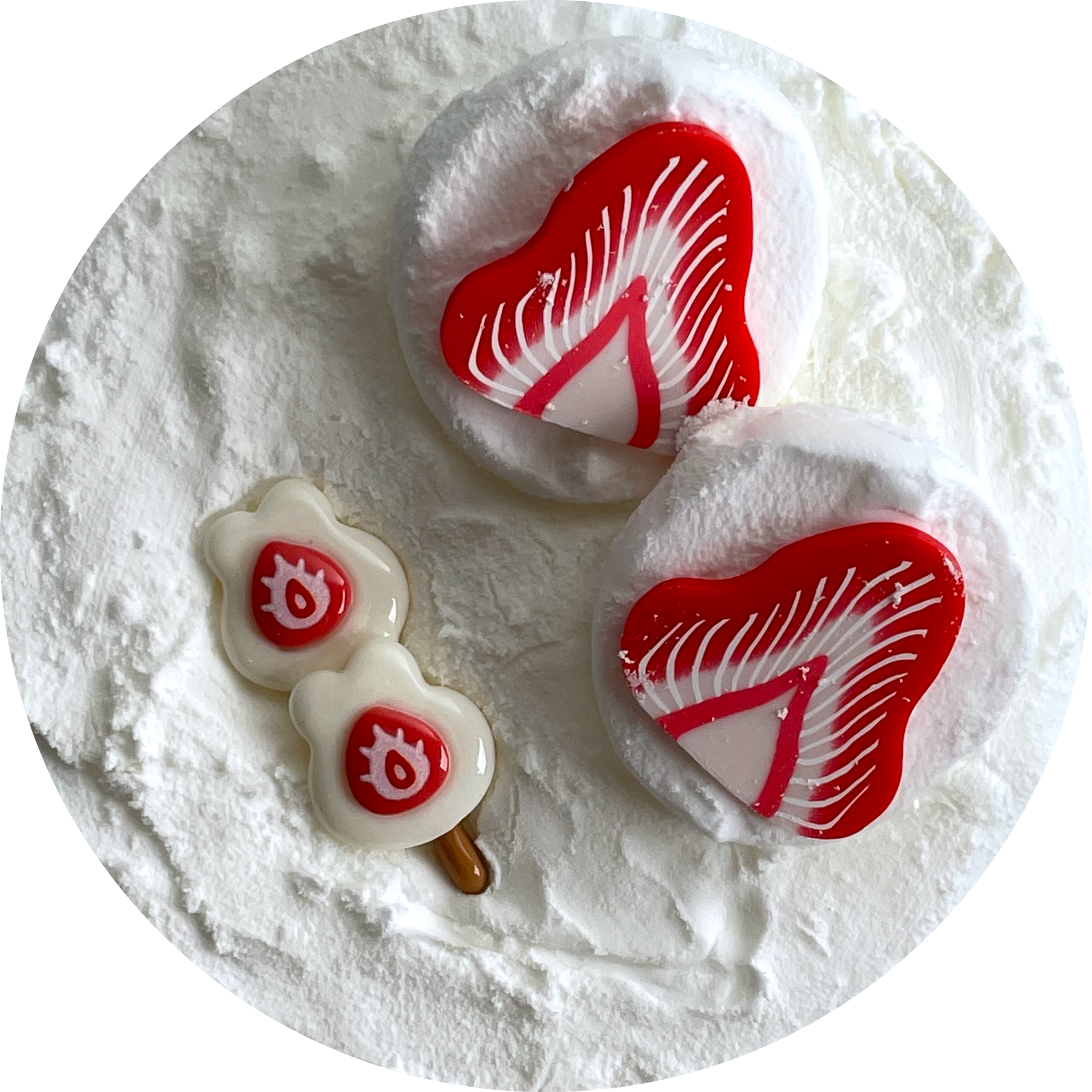 Strawberry Rice Cake Slime