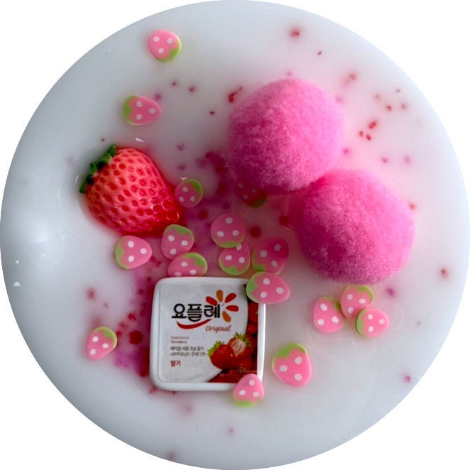 Strawberry Yoplait Slime