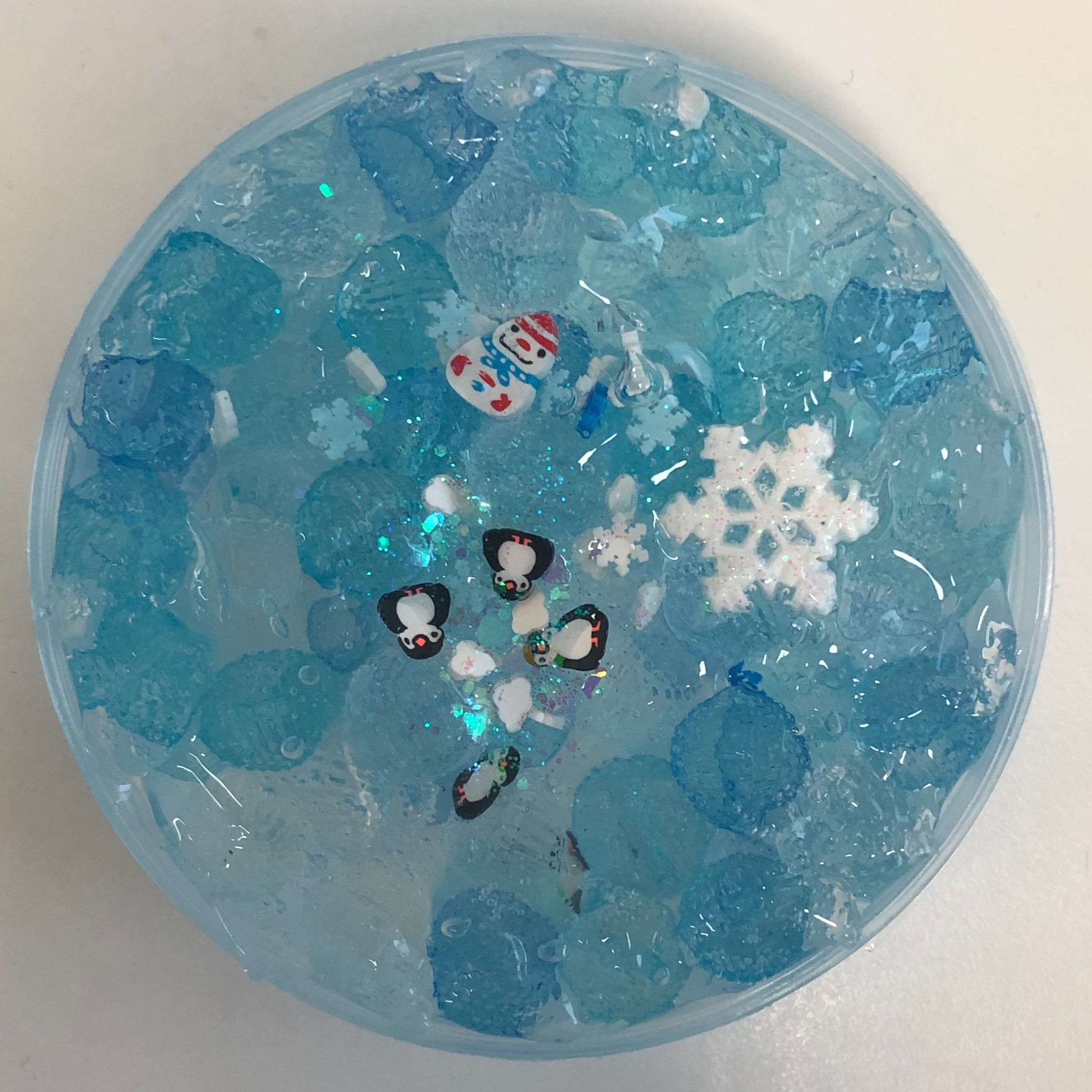 Winter Snow Candy Slime
