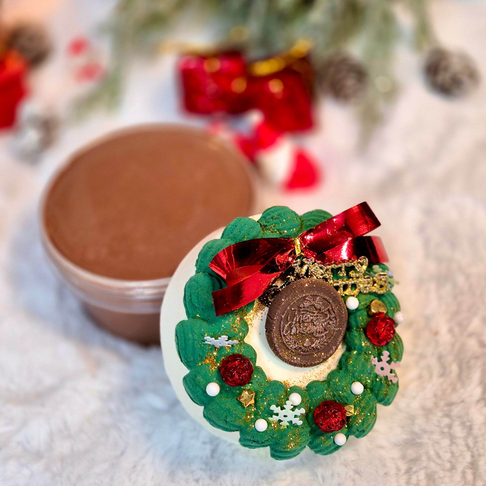 Wreath Party Cake Slime