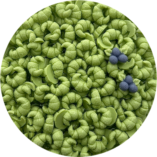 Yom Yom Croissant Slime (Matcha)