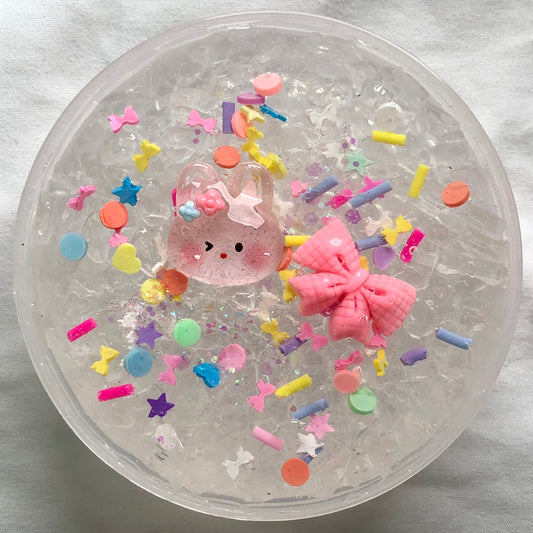 Frozen Ribbon Candy Slime