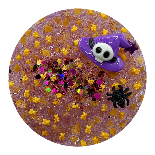 Halloween Bear Cookie Slime