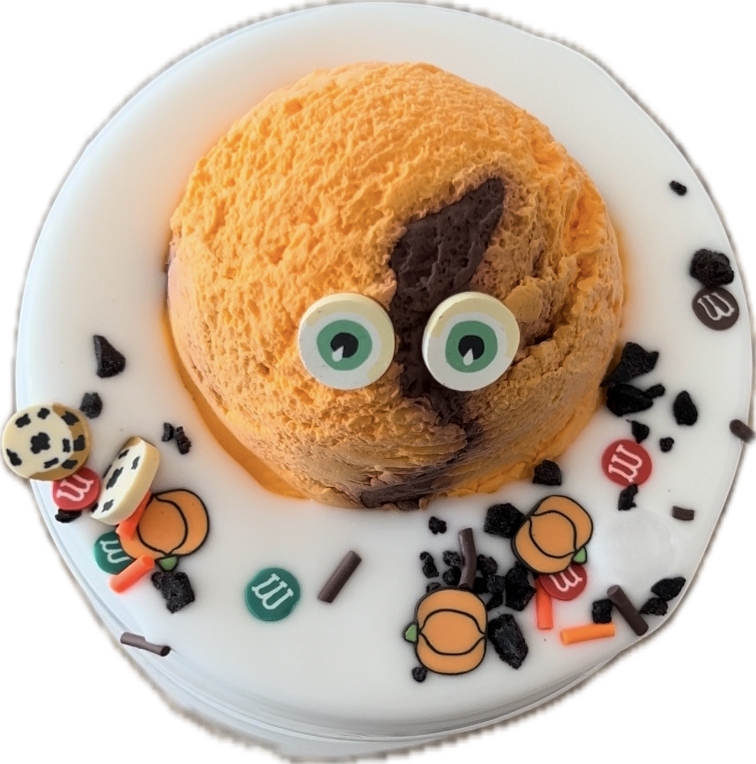 Pumpkin Monster Chocolate Cookie Slime