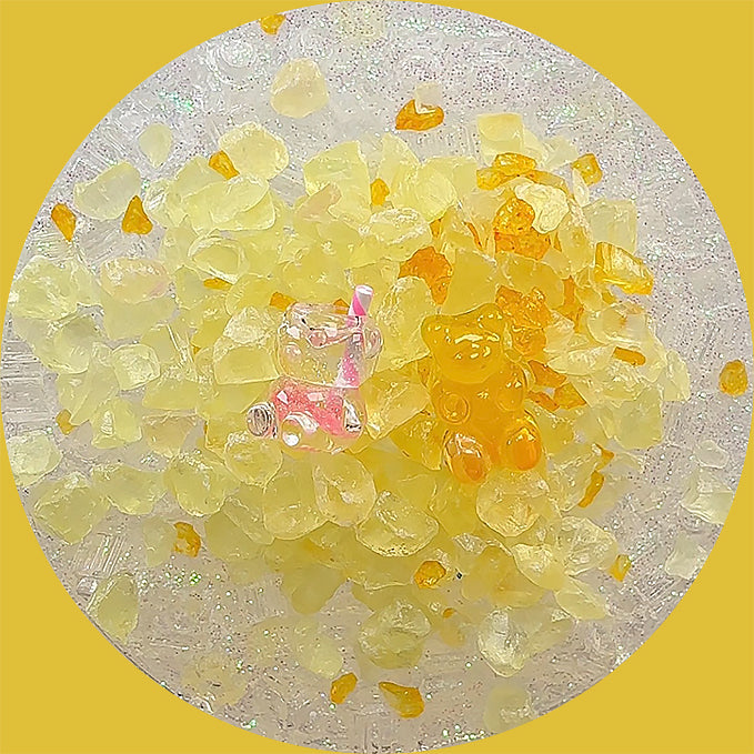 Clear Citron Balls Slime