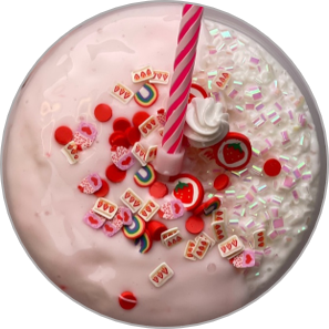 Strawberry Cream Cake Slime