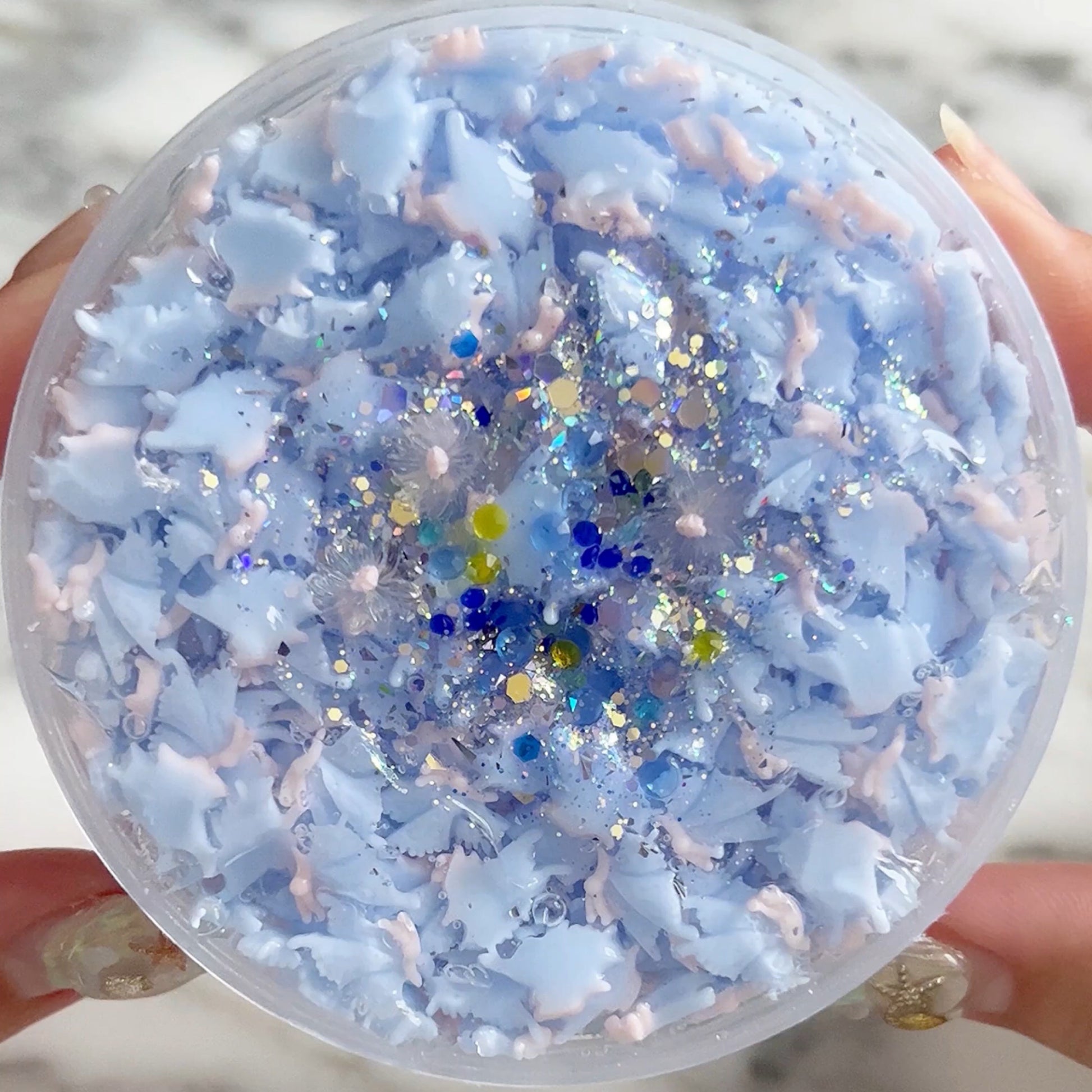 Sleeping Sky Butterfly Slime