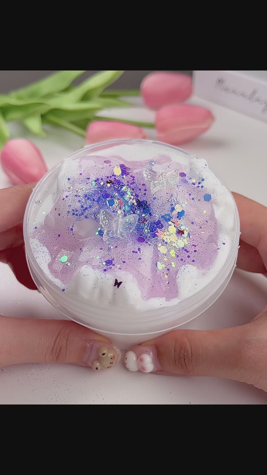 Sparkling Butterfly Slime