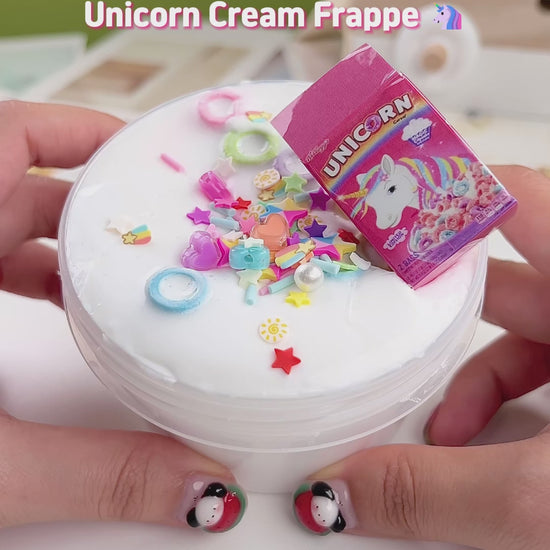 Unicorn Cream Frappe Slime