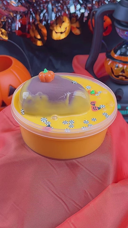 Pumpkin Chocolate Mousse Cream Slime