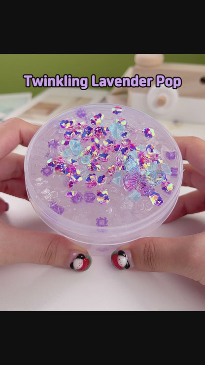 Twinkling Lavender Pop Slime