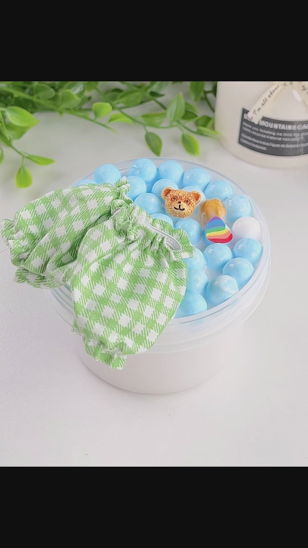 Snuggle Bear Ball Slime