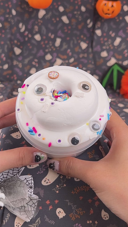 Eyeball-Covered Donut Slime