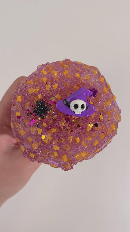 Halloween Bear Cookie Slime