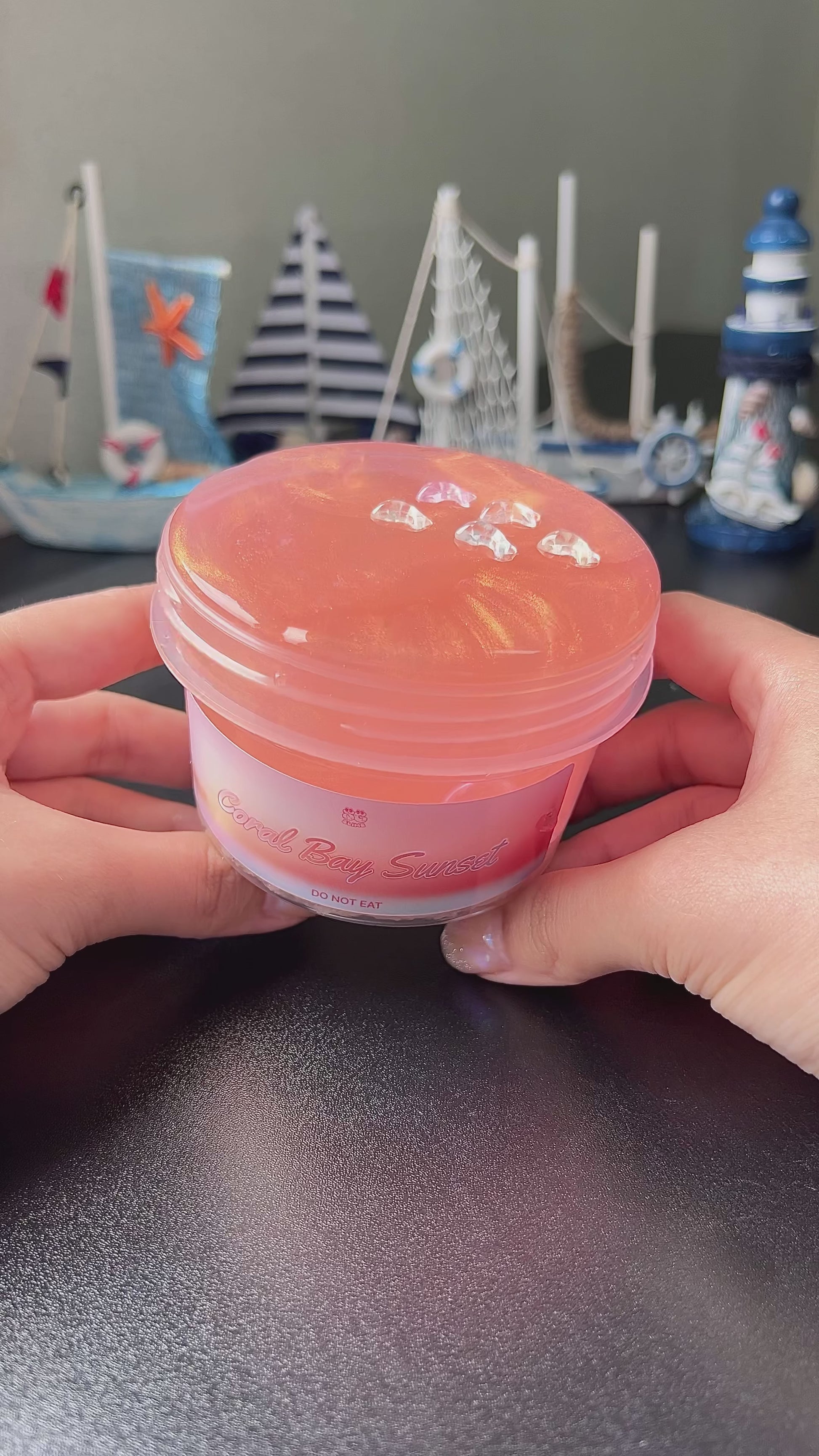 Coral Bay Sunset Slime 5