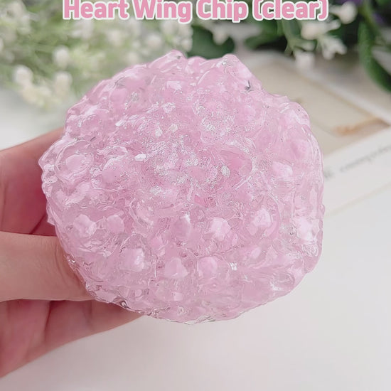 Heart Wing Chip Slime(clear)