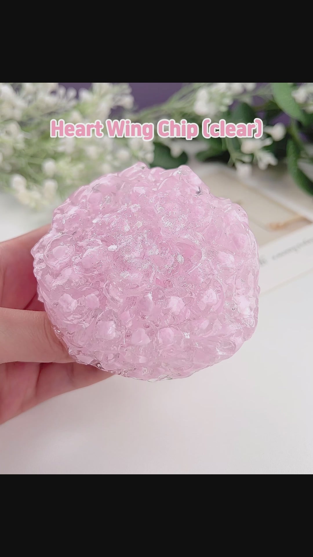 Heart Wing Chip Slime(clear)